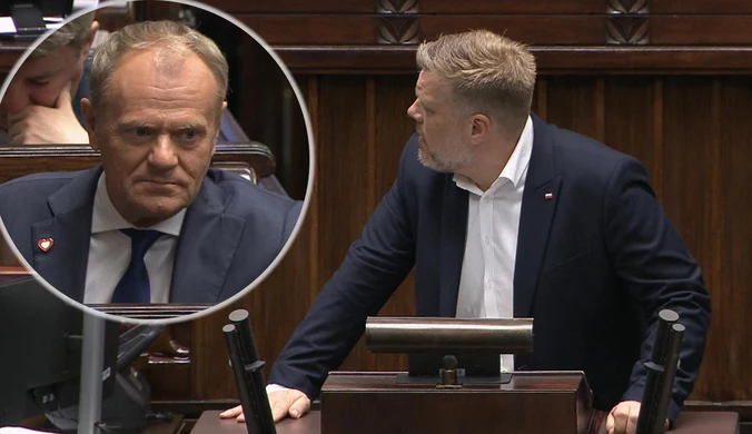 Adrian Zandberg zwrócił się do Donalda Tuska. "Czy pan jest poważny?"